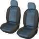 Carpoint Sitzbezug-Set Denver 4-teilig – Blau – Universal – Polyester – Vordersitze Kopfstützen – schützend