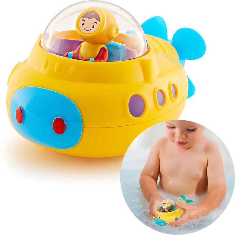 Munchkin Unterwasserforscher – Badespielzeug – erzeugt lustige Blasen! - Badespielzeug für Jungen und Mädchen – ab 12 Monaten