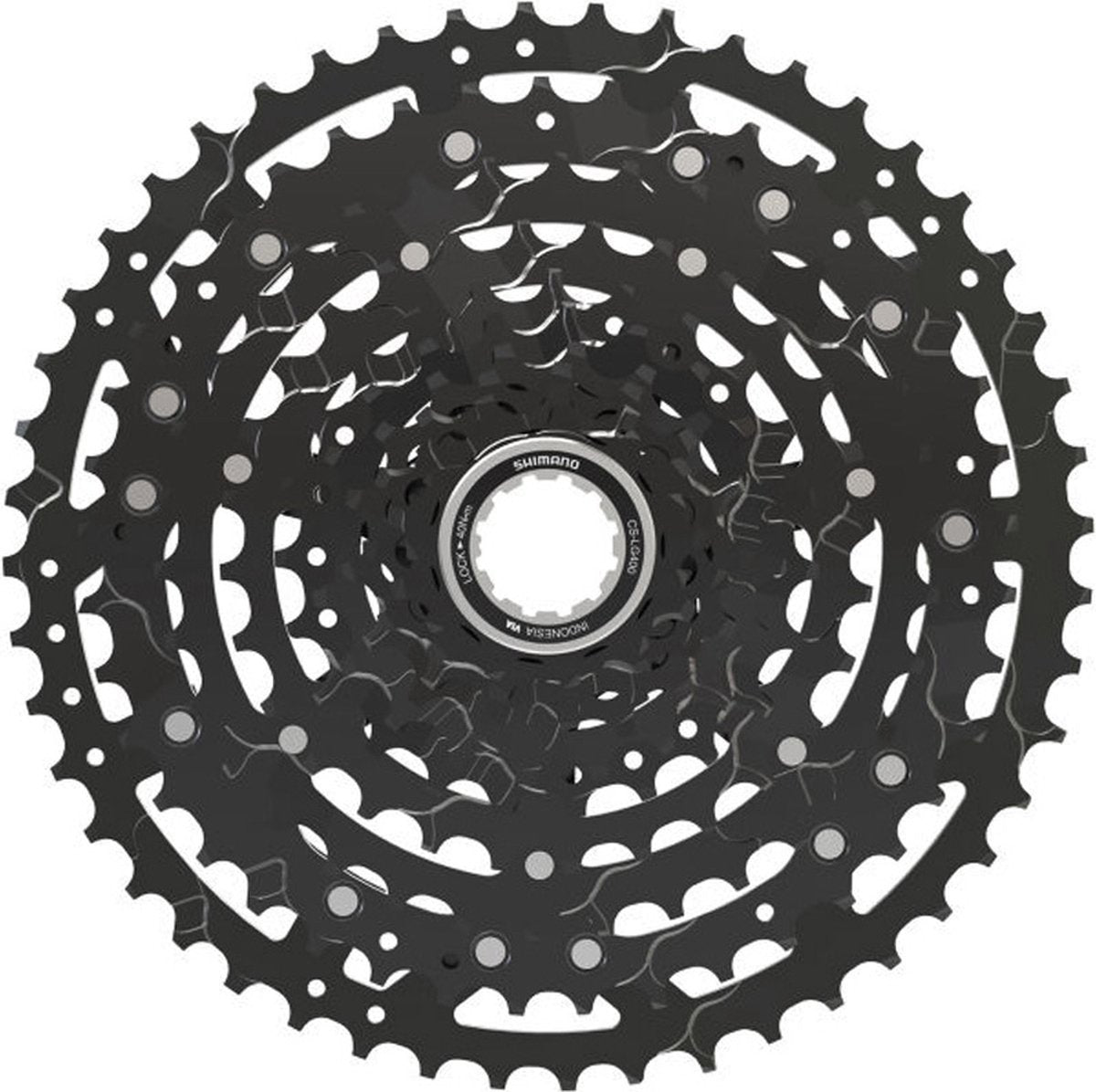 Shimano-Kassetten-Cues 10V 11-48T CS-LG400 Schwarz