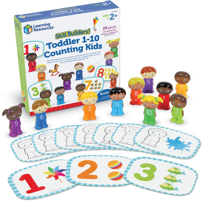 Lernressourcen für Skill Builder! Kleinkind-Set Zählen 1-10 (Englisch) Kleinkind 1-10 Zählen (en) - 2+