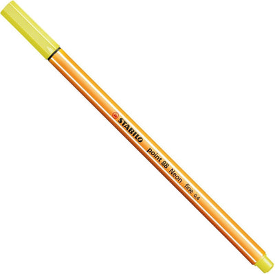 Stabilo point 88 - Fineliner 0,4 mm - neongelb - pro Stück