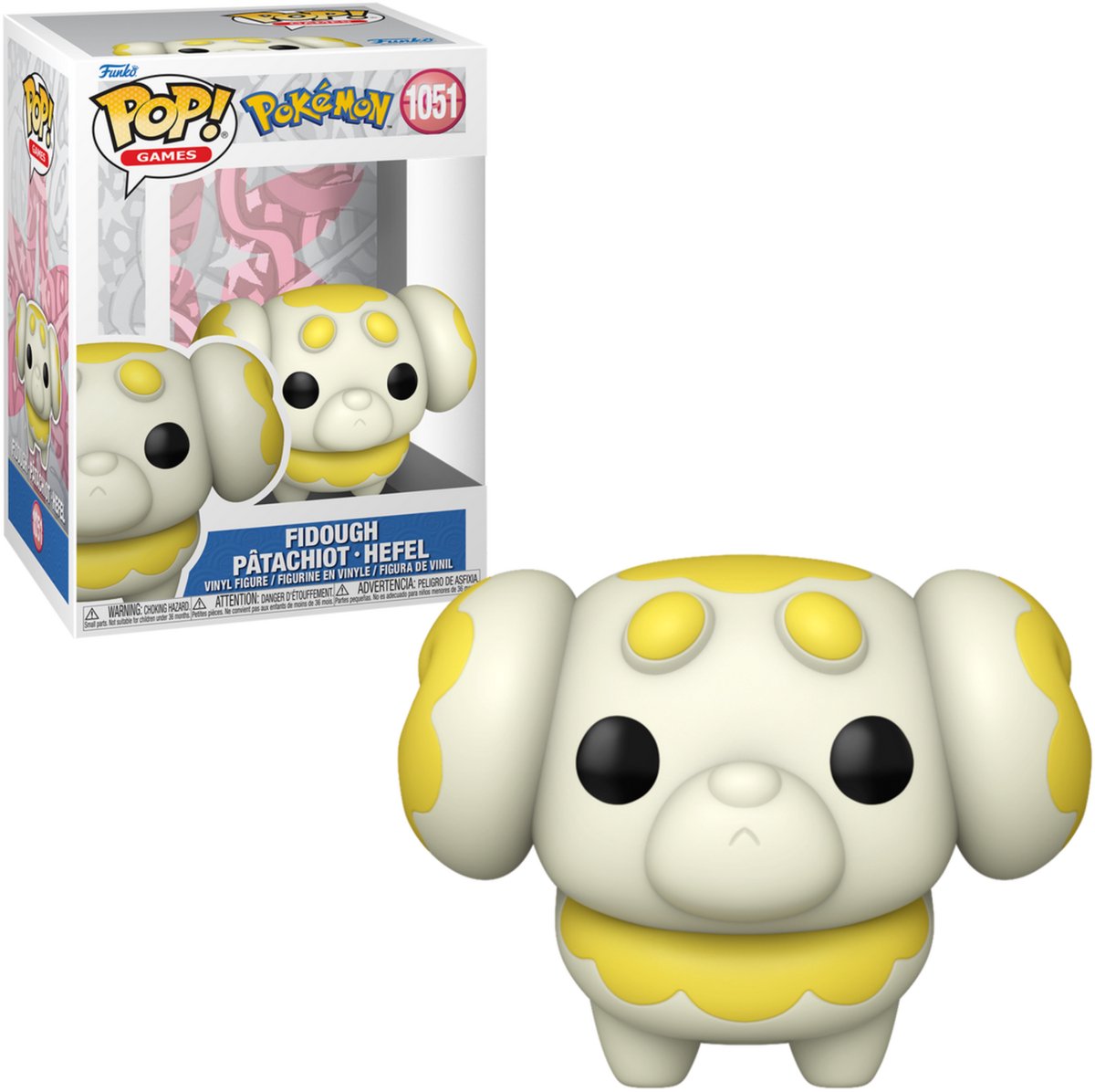 Funko Pokémon Fidough – Patachiot – Hefel Vinylfigur 1051 Unisex Pop! - neutral - Standard