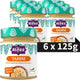 Al'fez al'fez natürliche Tahini-Sesampaste – 6 x 125 Gramm – 100 % Sesam – vegan – Weltküche – Vorteilspackung
