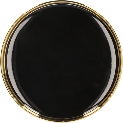 Homla - Dessertteller - sensorisch - glänzend schwarz - 15 cm