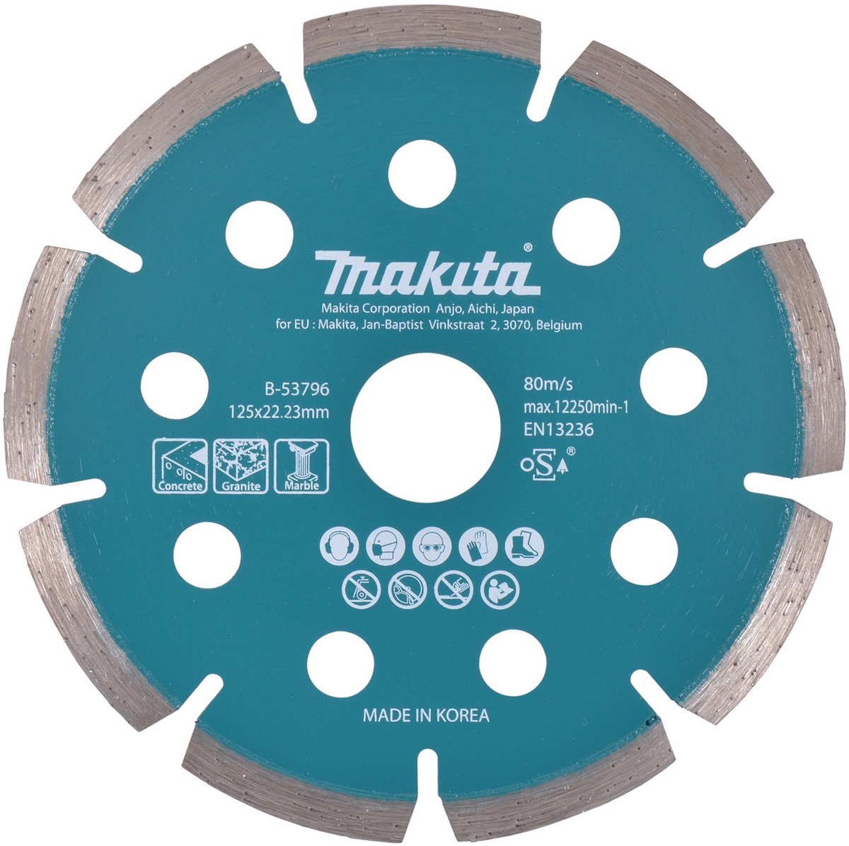 Makita-Zubehör Diamantscheibe 125 x 1,6 x 22,2 mm – B-53796 – B-53796