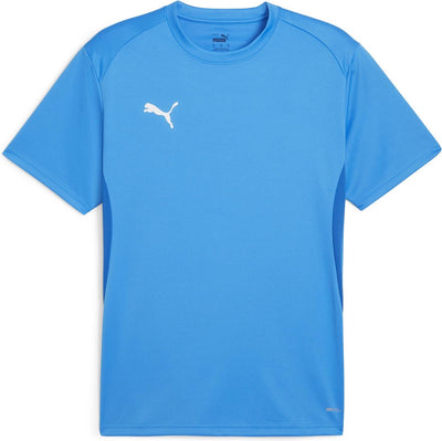 Puma Teamgoal Matchday Jersey Jr Unisex-Sportshirt – Electric Blue Lemonade – Weiß – Team Royal