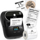 Phomemo m110 Etikettendrucker – Bluetooth – Thermotransfer – mit App – Etiketten inklusive – Bluetooth