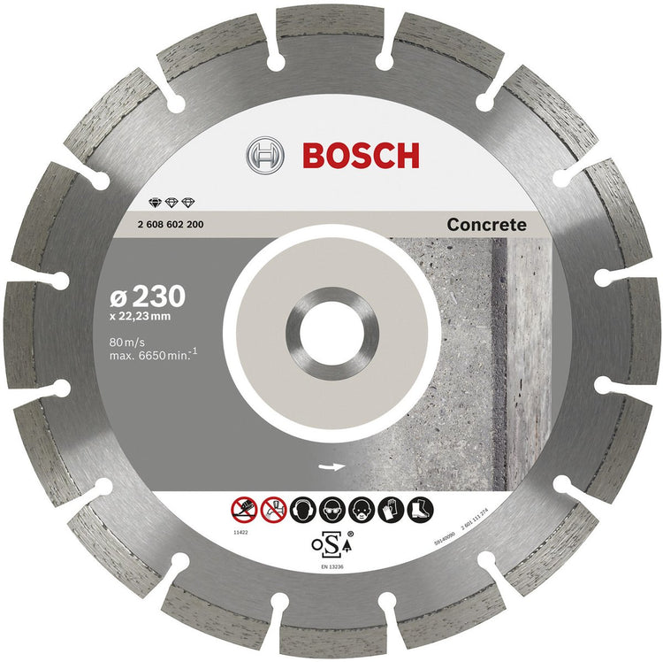 Bosch Diamantscheibe 10x Prof Beton 230 22.23