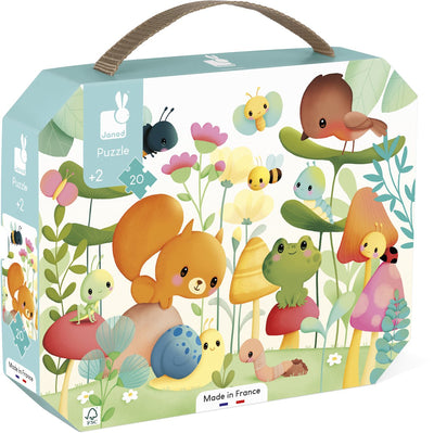 Janod - Puzzle - Die Gartenfreunde