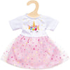Puppenkleid Einhorn, 28-35 cm