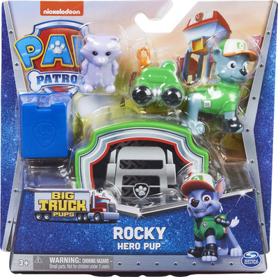 Paw Patrol Big Truck Puppies – Rockige Actionfigur mit Rettungsdrohne – Figurenset