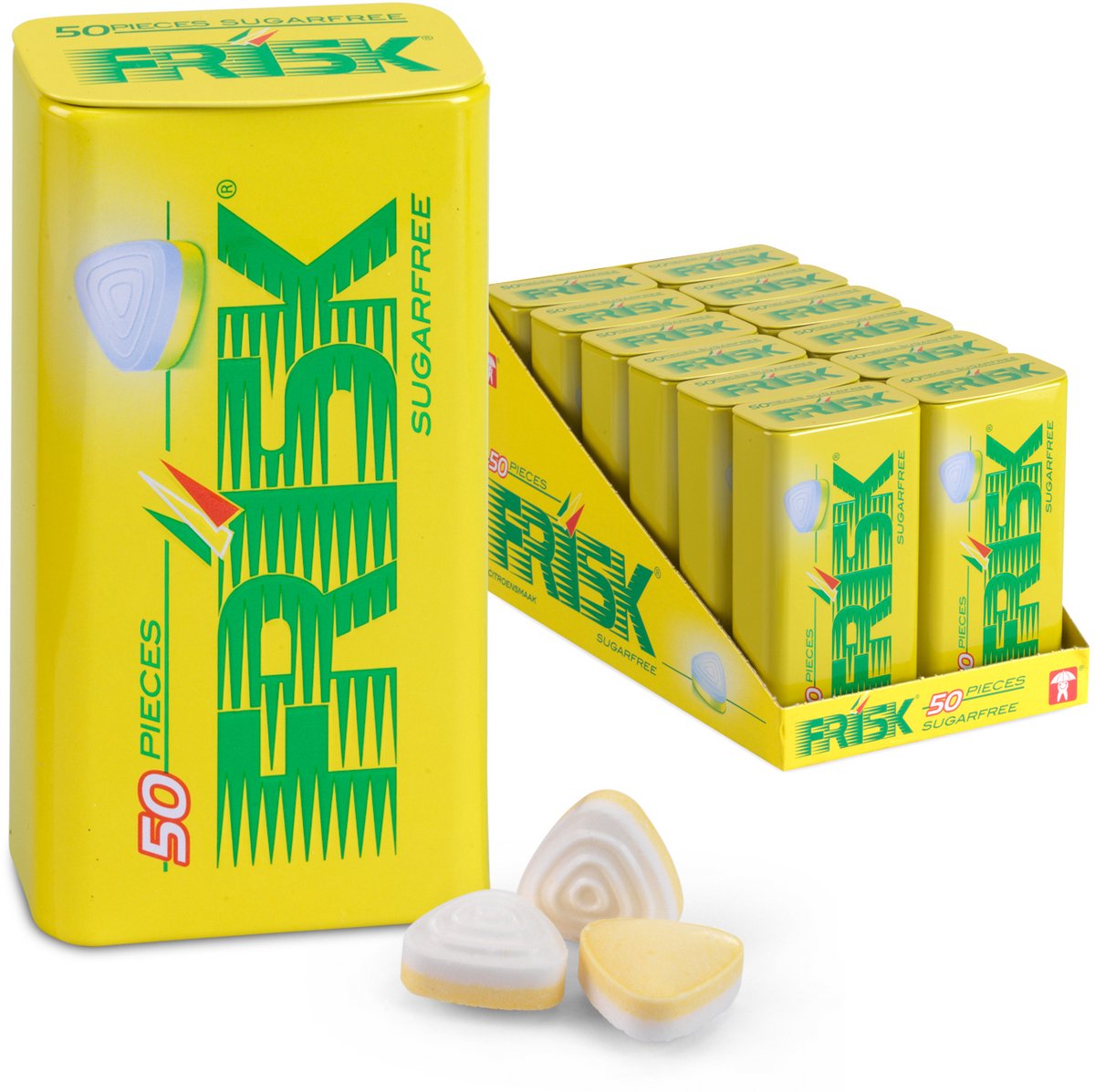 Frisk Lemon Vitamin – Frischmacher – zuckerfrei – 1x12 Stück