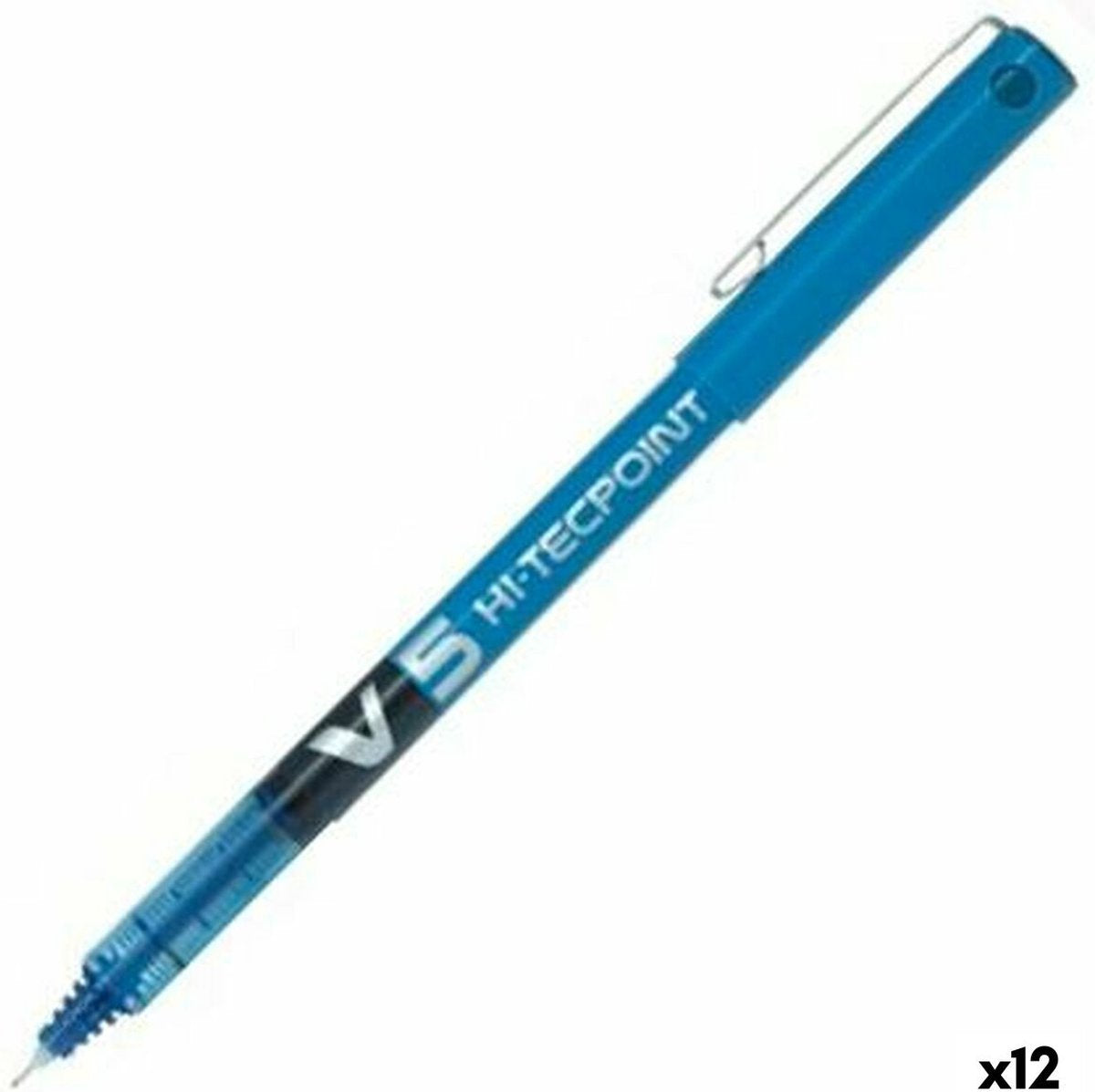 Pilot Stiftroller v5 blau 0,3 mm Nadel (12 Stück)