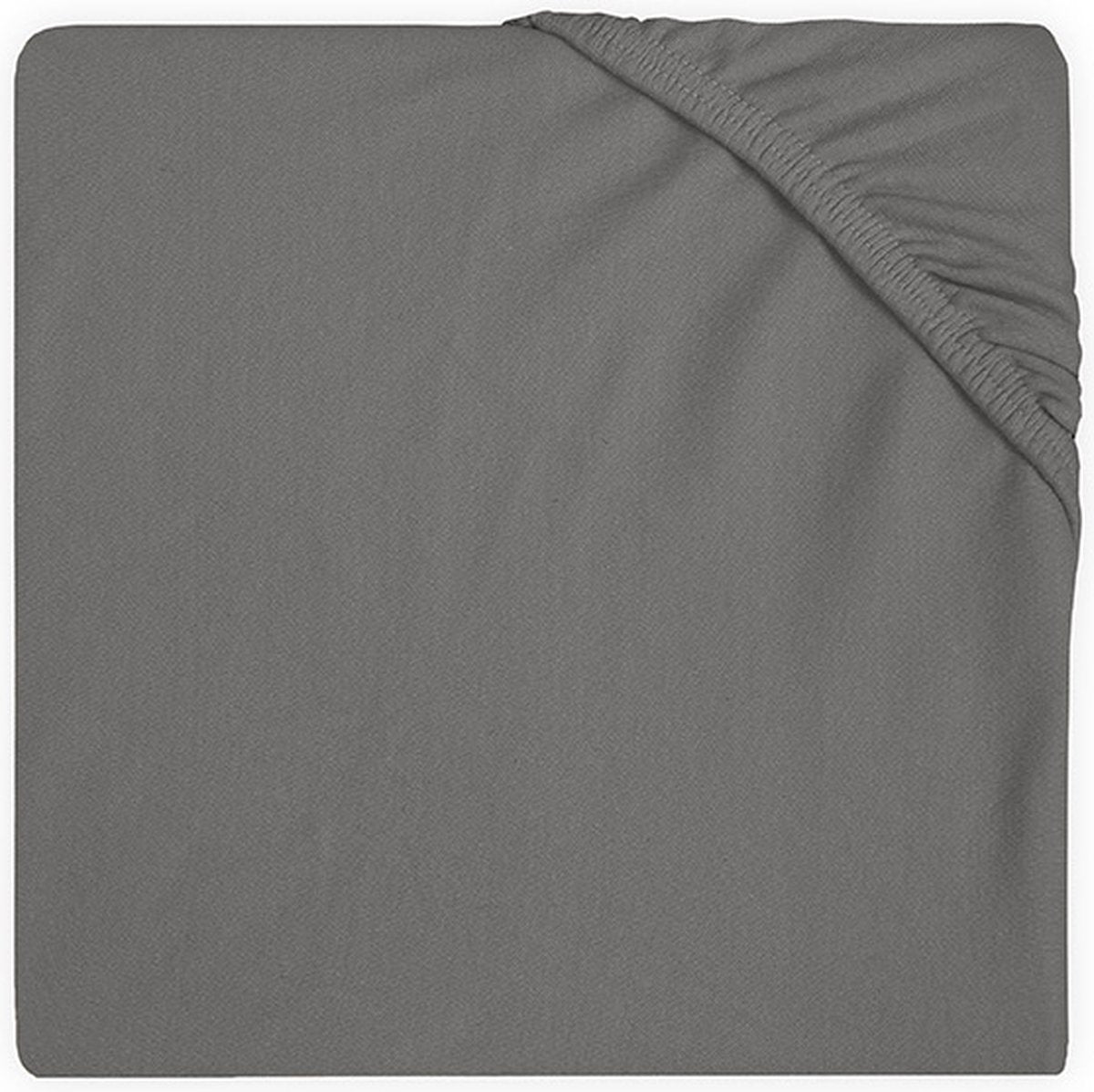 Jollein – Baby-Spannbettlaken aus Jersey (Sturmgrau) – Baumwolle – 60 x 120 cm