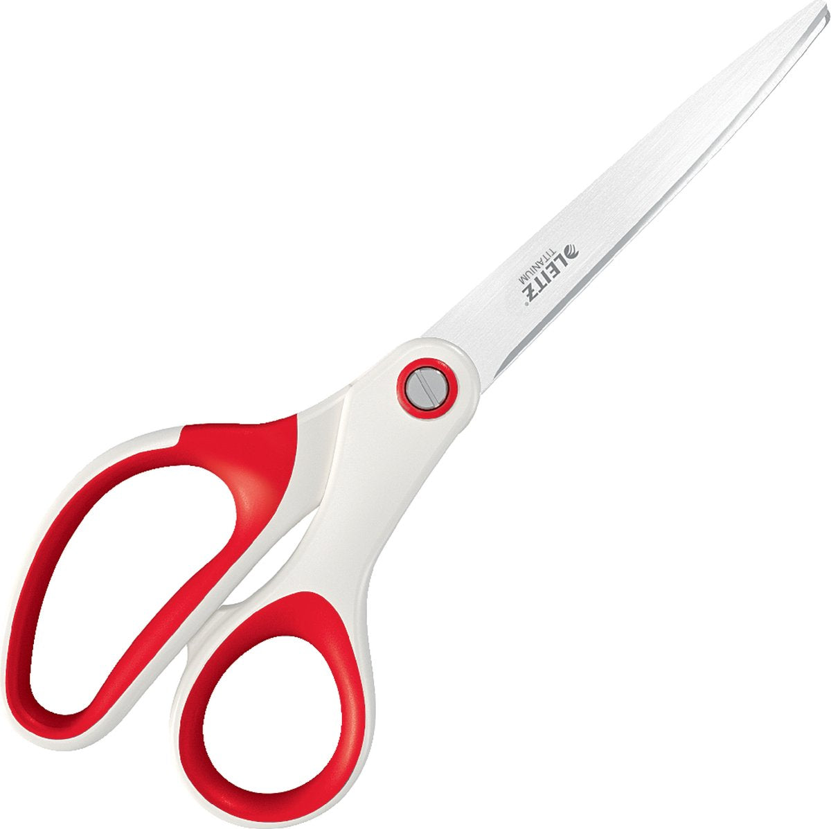 Leitz wow Titan-Edelstahl-Schere – rot