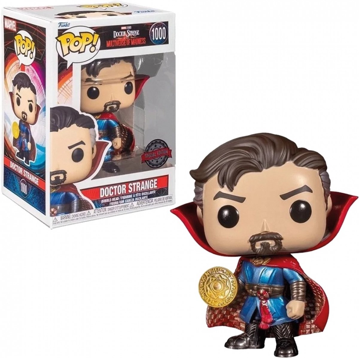 Funko-Pop! Marvel Doctor Strange Multiversum des Wahnsinns – Exklusive Sonderausgabe von Doctor Strange #1000