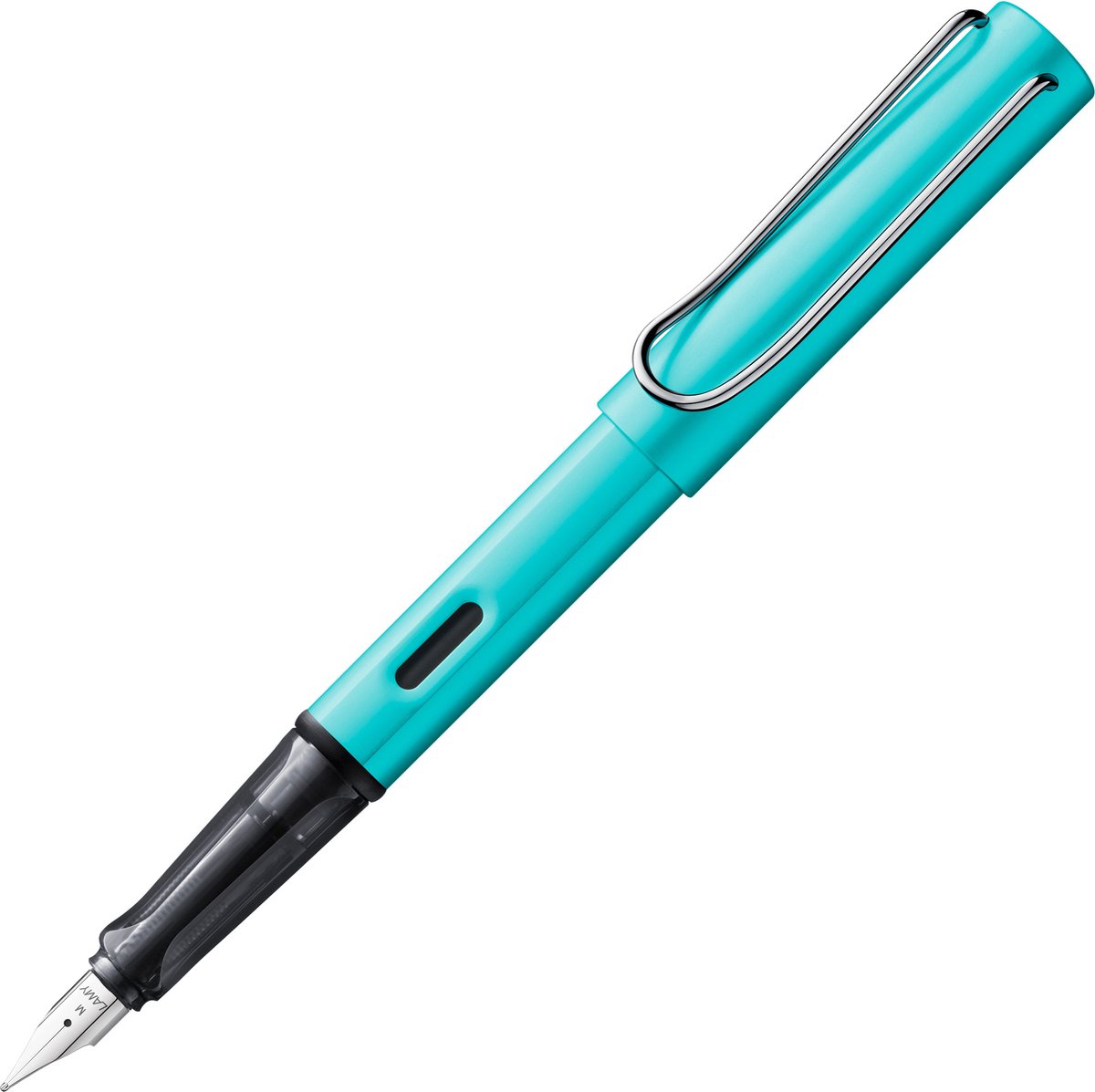 Lamy al-star Turmalin Füllfederhalter | Aluminiumgehäuse | ergonomischer Griff | Stahlfeder b | einschließlich blauer T10-Tinte