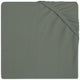 Jollein – Baby-Spannbettlaken-Matratzen-Jersey (Aschgrün) – Baumwolle – Spannbettlaken-Box – 75 x 95 cm