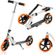 Lionelo Luca Scooter – Klapproller bis 100 kg – ABEC-7-Lager – 200-mm-Räder – stoßfeste Dämpfung – 3 Höheneinstellungen – rutschfeste Plattform – Jugendliche Erwachsene