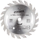 Wolfcraft - Kreissägeblatt 140x12,75mm - 20 Zähne - Sägeblatt für Kreissäge - Silberserie - 6458000