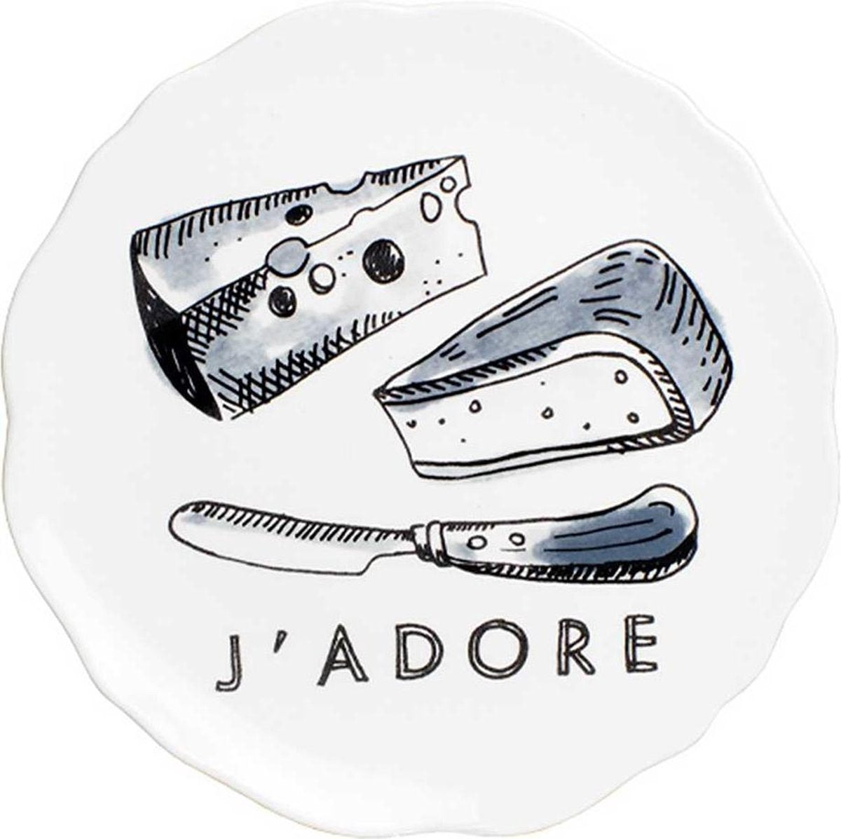 Blond Amsterdam - x noir - Teller - j'adore - ø 15 cm
