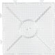 Nabbi-Grundplatte, großes Quadrat, Größe 15x15 cm, mittel, klar, 1 Stück