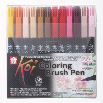 Sakura Koi Malvorlagen Pinsel Set, 24 Farben