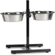 Beeztees Standard - Hundefutter- und Wassernapf - Schwarz - 20 cm