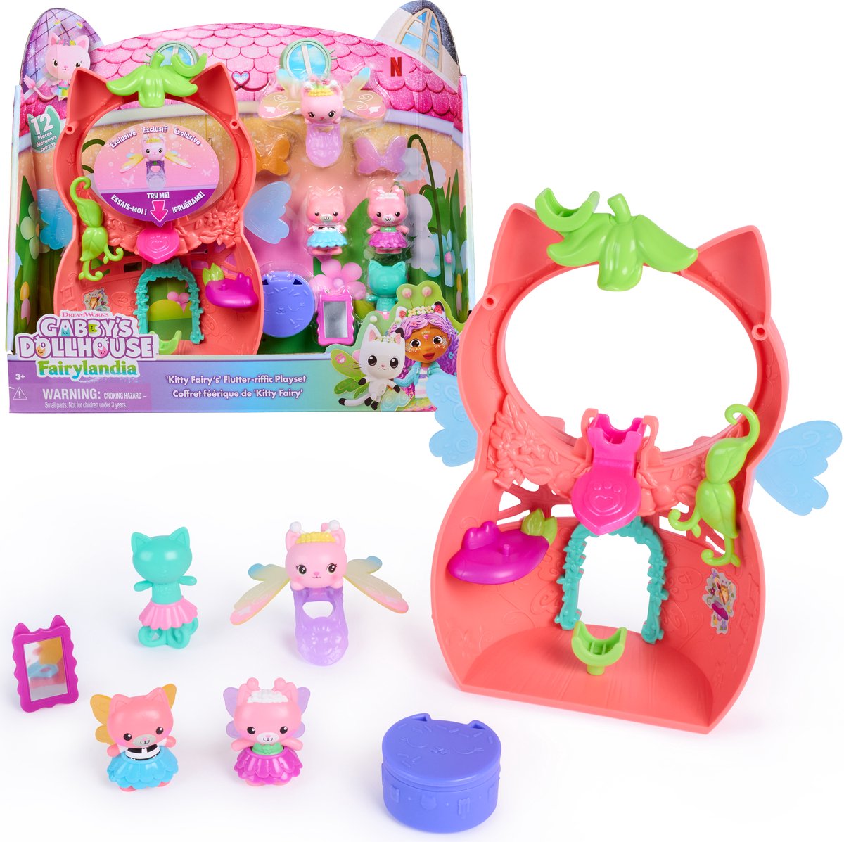 Ty Gabby's Dollhouse Fairylandia Flutterriffic Dress Up Par Spielset