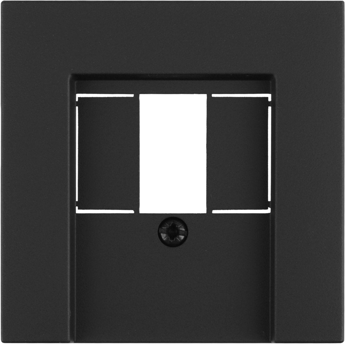 Gira e2 Abdeckplatte - Tae USB - Schwarz