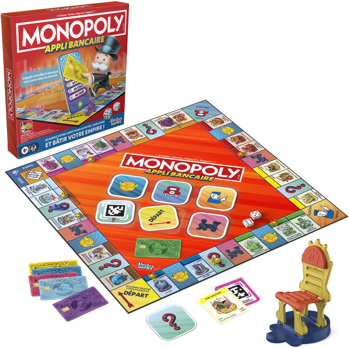 Monopoly Mobile Banking – Brettspiel – Französisch