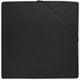 Jollein – Baby – Spannbettlaken Jersey (schwarz) – Baumwolle – Spannbettlaken – 40 50 x 80 90 cm