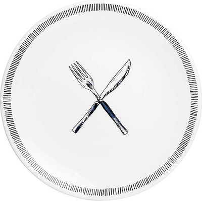 Blond Amsterdam - x noir - Frühstücksteller - Gabelmesser - ø 22 cm