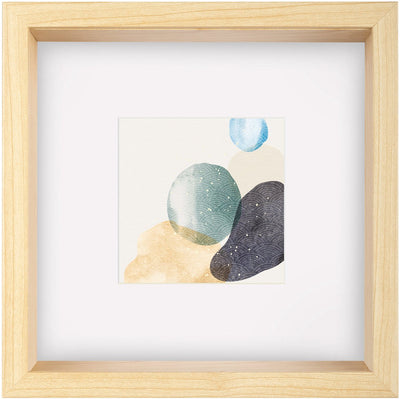 Walther-Form – 3D-FSC-Holzrahmen – Fotogröße 25 x 25 cm – Kunstglas – Birke