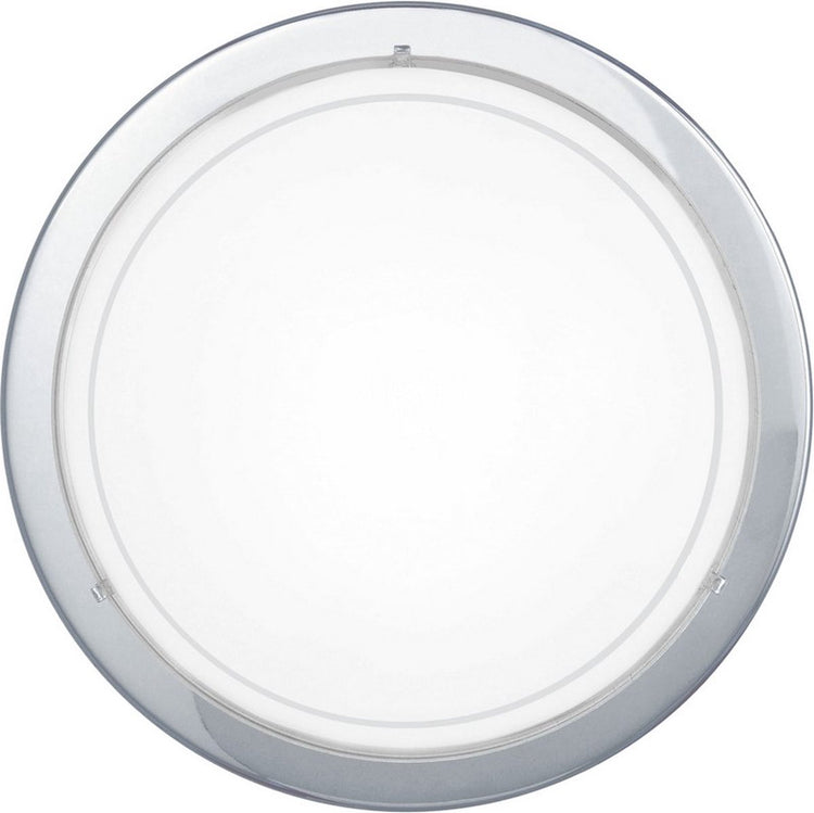 Eglo Planet 1 Decken- und Wandleuchte - E27 - ø 29 cm - Grauweiß