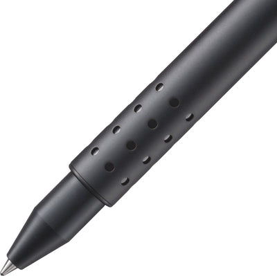 Lamy Swift Tintenroller 331 | Edelstahl matt | einziehbarer Clip | inklusive Tintenrollermine M 66 B blau