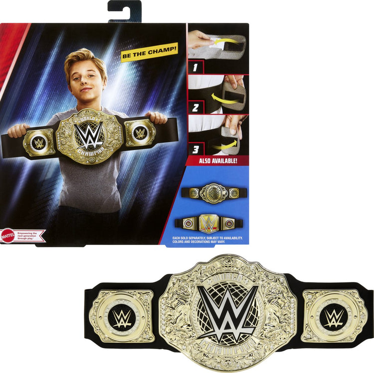 Mattel WWE-Meisterschaftsgürtelspielzeug – Weltmeisterschaft im Schwergewicht.