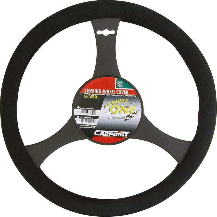 Carpoint Lenkradbezug Auto - Schwarz - für Lenkräder mit einem Durchmesser von 36 cm