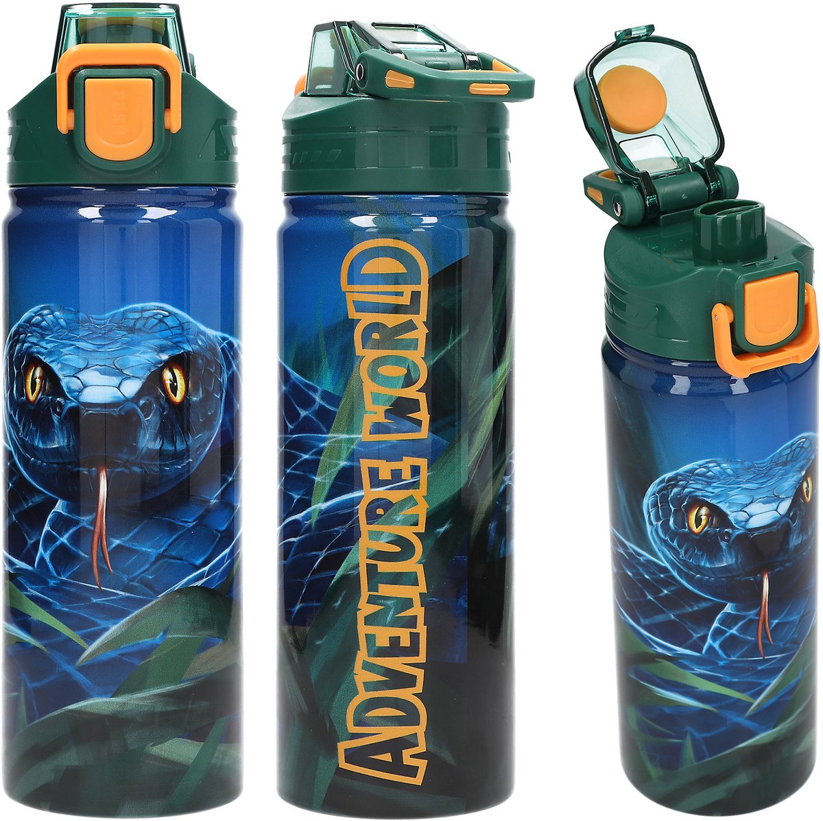 Depesche - Erlebniswelt Trinkflasche Edelstahl - Schlauch