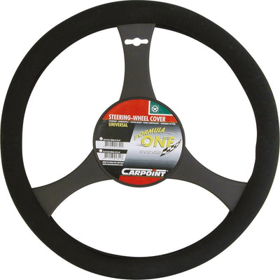 Carpoint Lenkradbezug Auto - Schwarz - für Lenkräder mit einem Durchmesser von 38 cm