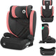 Lionelo Hugo i-Size – Autositz – 100–150 cm – Isofix-Gurt – verstellbare Kopfstütze – erweiterter Seitenschutz – Memory-Schaum – waschbare Polsterung – wächst mit Ihnen – bequemer Sitz – i-Size-Standard R129