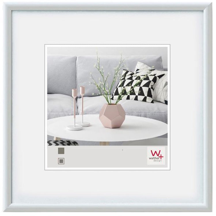 Walther Galeria - Kunststoffrahmen - Fotogröße 30x30 cm - weiß