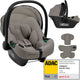 Lionelo Astrid i-Size-Autositz – ADAC 5-Sterne – 40–87 cm – RWF – Memory-Schaum – verstellbare Kopfstütze (7 cm) – Holmbergs-Gurte – kompatibel mit Kinderwagen mit Isofix-Basis – i-Size-Standard – lichtecht