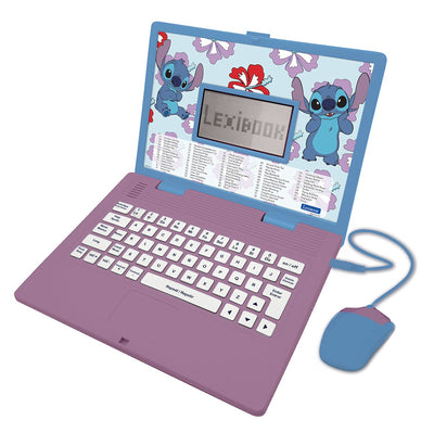 Lexibook ordinateur portable éducatif bilingue Stitch (fr nl)