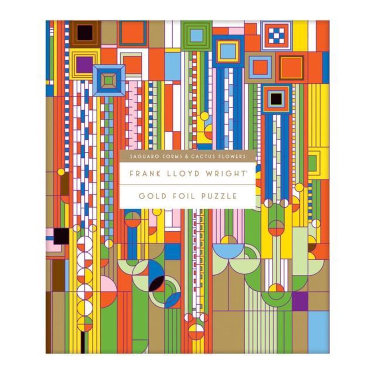 Mudpuppy Frank Lloyd Wright Saguaro-Formen und Kaktusblüten