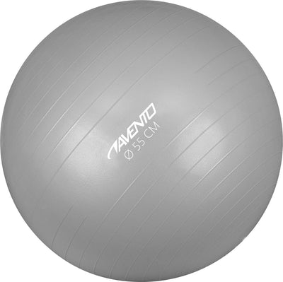 Avento Fitness Gymnastikball - ø 55cm - Silber