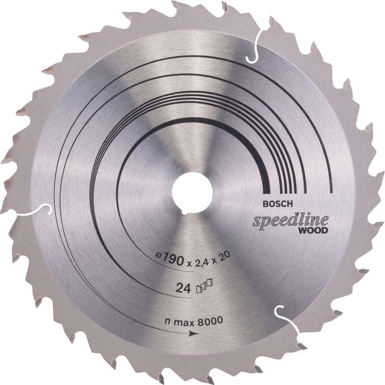 Bosch cirkzb speed 190x20 16x2,4 24t fz wz