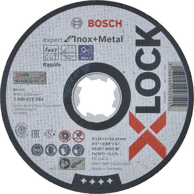 Bosch X-Lock Trennscheibe 125x1mm Edelstahl gerade