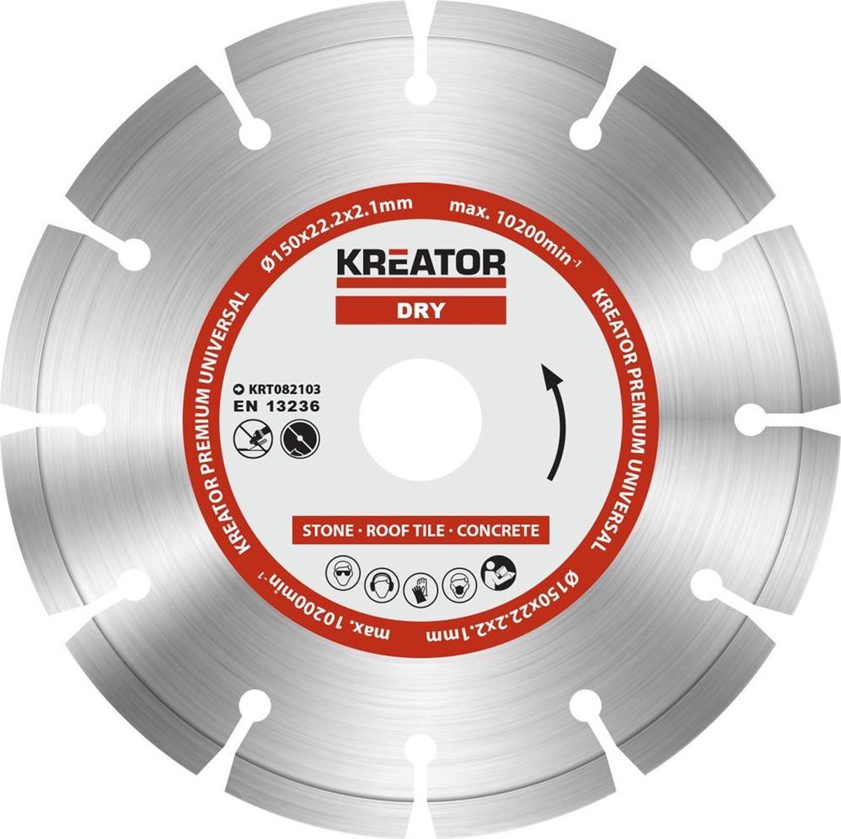 Kreator krt082103 Diamant-Trennscheibe – ø150 mm
