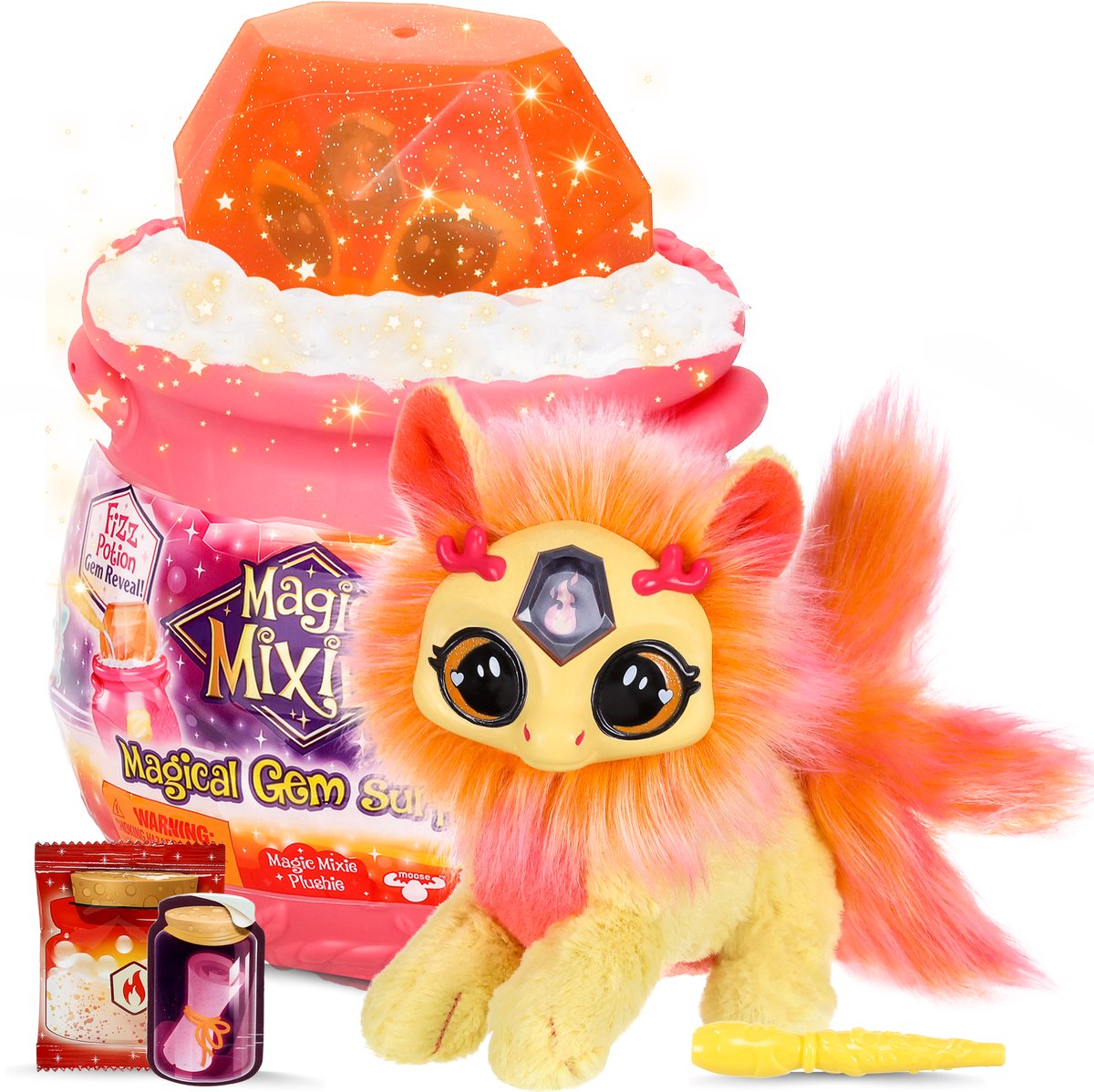 Elchspielzeug Mischung magisches Juwel Überraschung Magie Ketel Fire Mach deinen Mixie Plushie